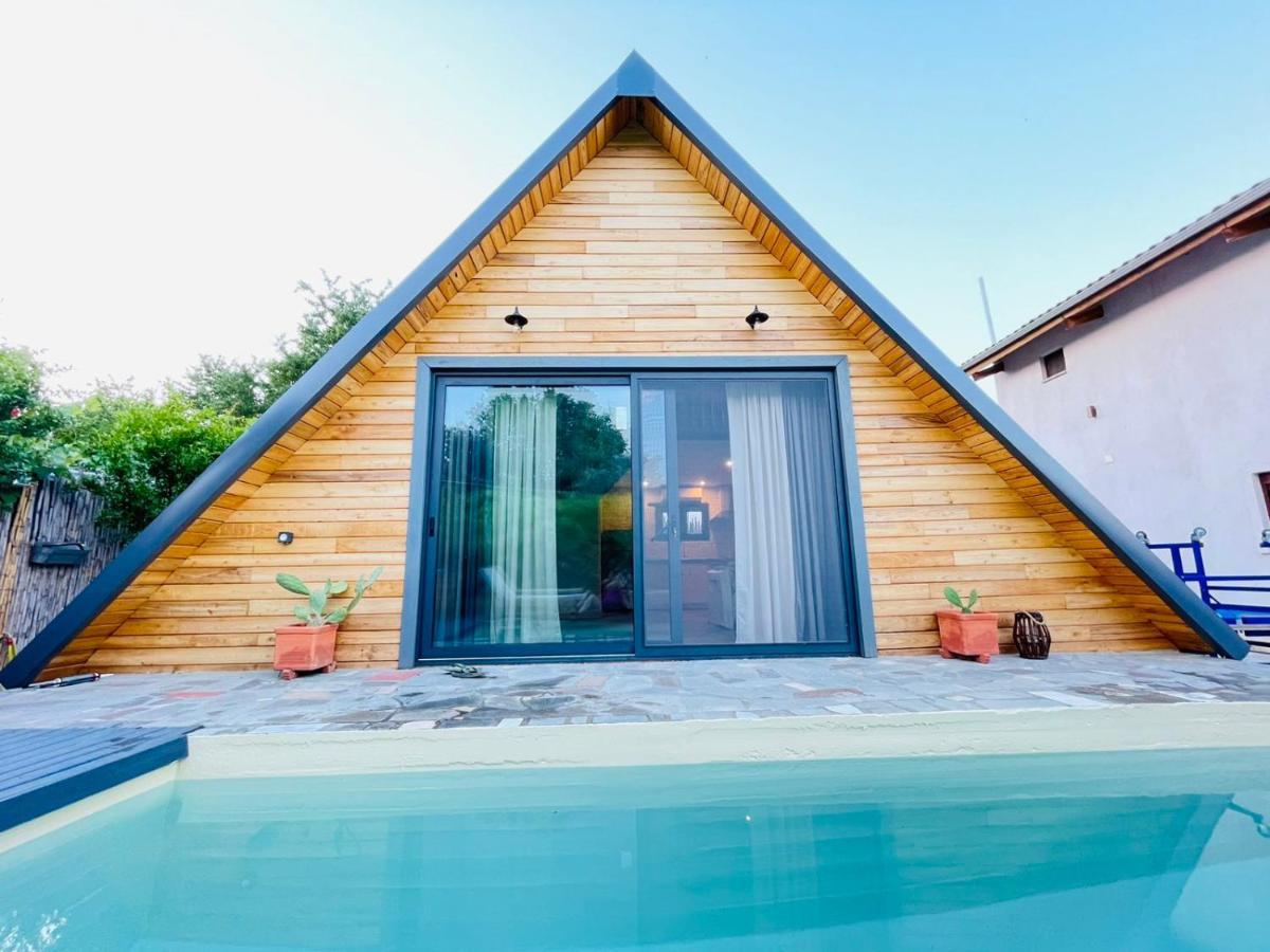 Unique Wooden Villa With Pool Olympiada Dış mekan fotoğraf